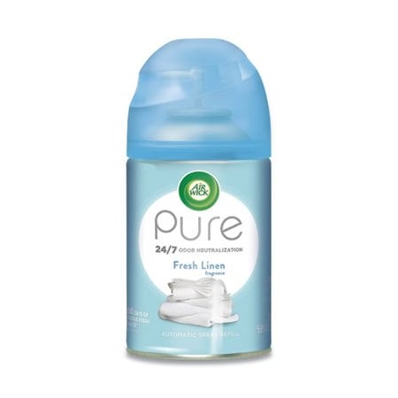 Reckitt Benckiser Air Wick, FRESHMATIC ULTRA AUTOMATIC SPRAY REFILL, FRESH LINEN, AEROSOL, 5.89 OZ 82314